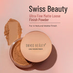 Thumbnail for Swiss Beauty Ultra Fine Matte Loose Finish Powder - 06 Transparent - Distacart