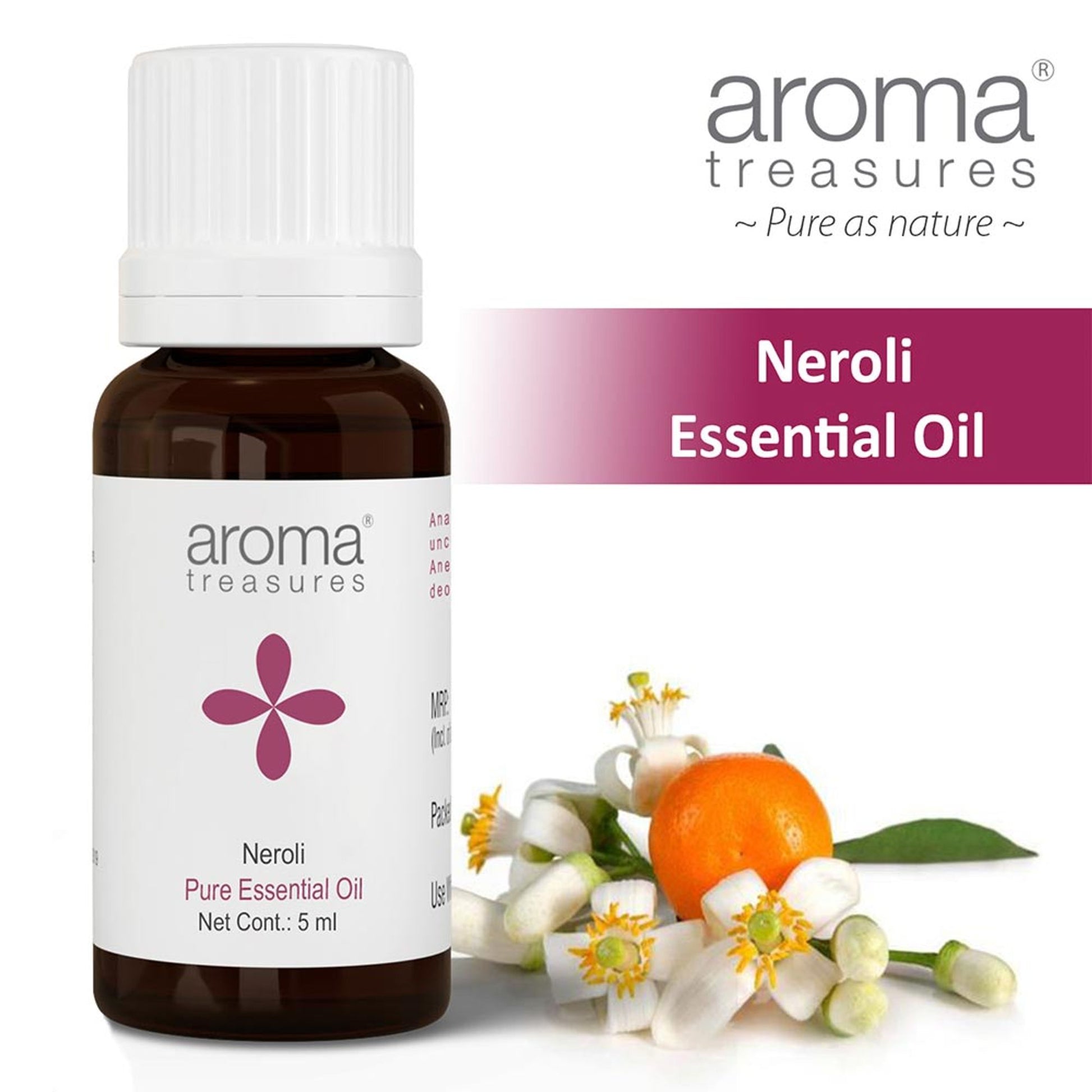 Aroma Treasures Neroli Pure Essential Oil - Distacart