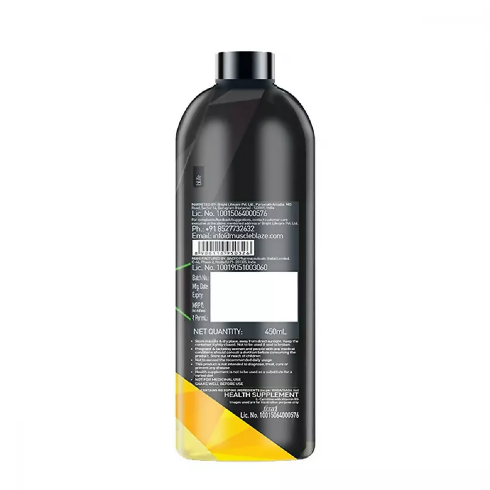 MuscleBlaze Liquid L Carnitine Lime