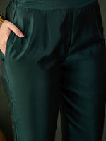 Thumbnail for Sangria Woven Design Kurta & Trouser With Dupatta