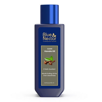 Blue Nectar Clove Oil Pulling Ayurvedic Mouthwash - Distacart