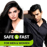 Thumbnail for VCare Super Eazzy Hair Color Shampoo for Women and Men - Natural Black