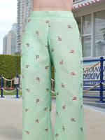 Thumbnail for Joban Fashion Green Position Digital Print With Position Foil Kurta Set