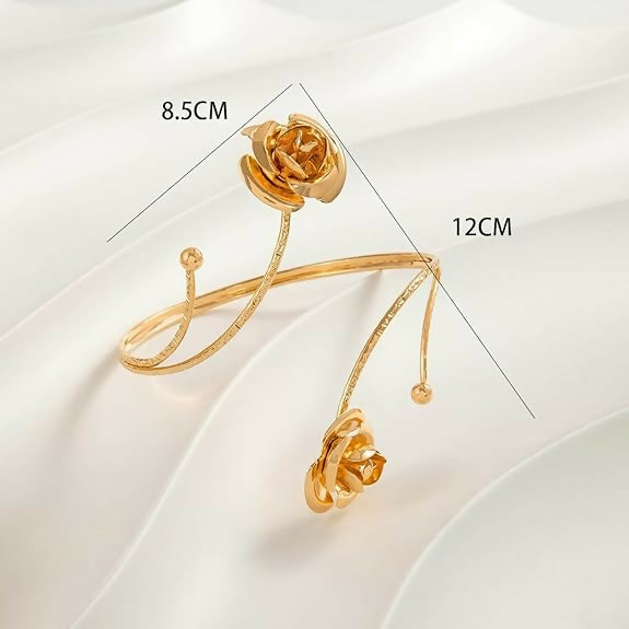 Joban Fashion Golden Alloy Fashion Gold Plated Stylish Kada Bajuband