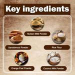 Thumbnail for VedicAyurveda Herbal Wax Powder - Sandalwood - Dista