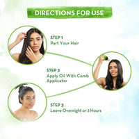 Thumbnail for Wildera Bringha Ayurvedic Hair Oil, Hair Fall Control and Hair Growth with Bringharaj Oil - Distacart