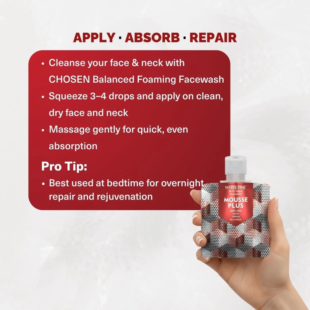 Chosen White Pine Mousse Plus Face Serum - Distacart