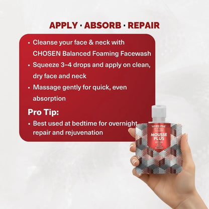 Chosen White Pine Mousse Plus Face Serum - Distacart