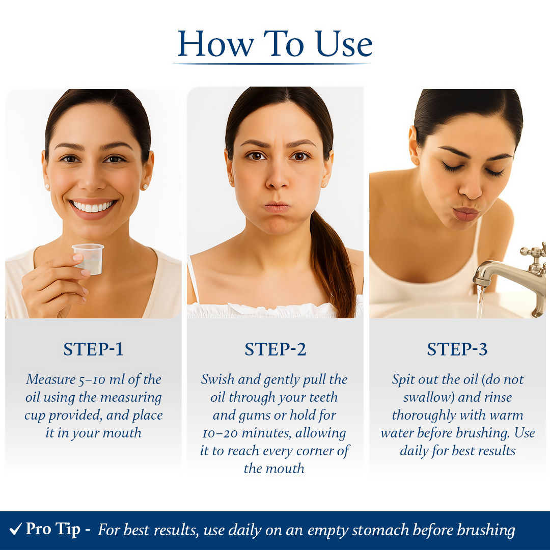Blue Nectar Clove Oil Pulling Ayurvedic Mouthwash - Distacart