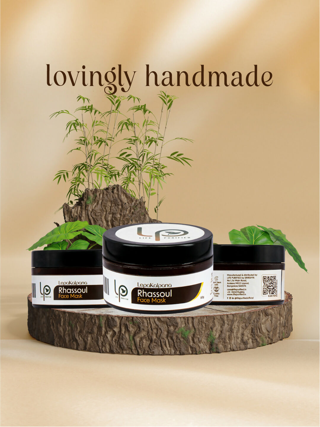 Life Purified Lepakalpana Rhassoul Face Mask - Distacart