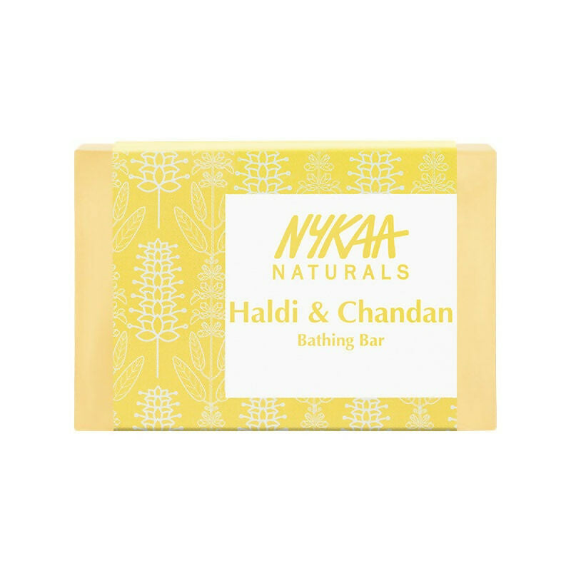 Nykaa Naturals Haldi & Chandan Glowing Bathing Soap - Distacart