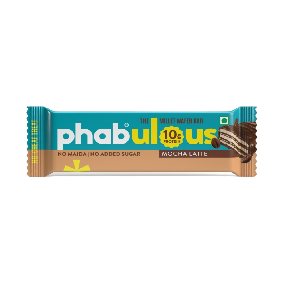 Phab Millet Wafers - Mocha Latte Protein Wafer Chocolate - Dista