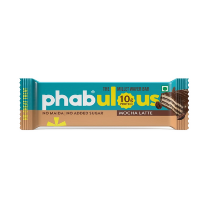 Phab Millet Wafers - Mocha Latte Protein Wafer Chocolate - Dista
