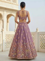 Thumbnail for Lehenga Mart Designer Indian Wedding Lehenga Choli-Lavender - Distacart
