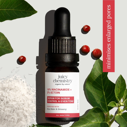 Juicy Chemistry 10% Niacinamide + 2% Ectoin Face Serum - Distacart