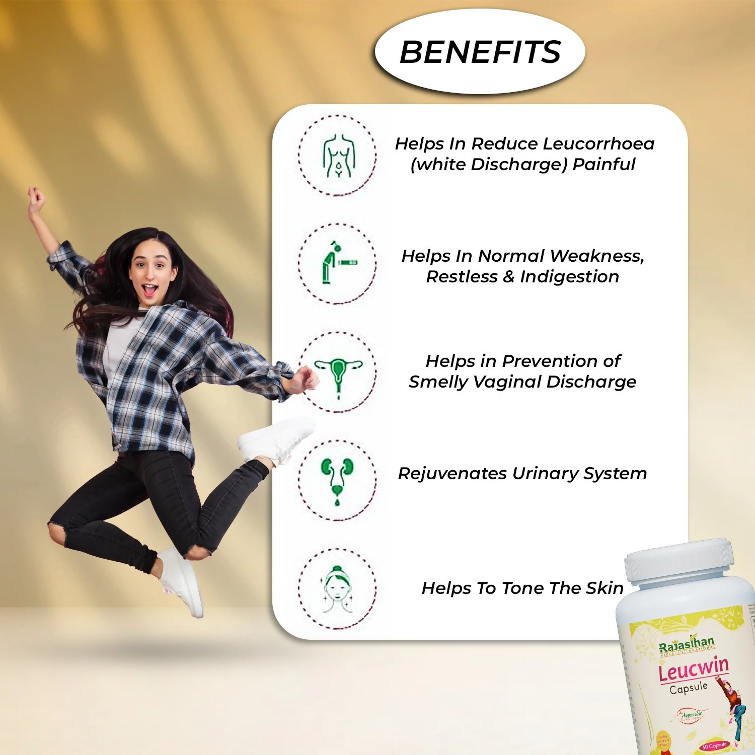Rajasthan Herbals Leucwin Capsules