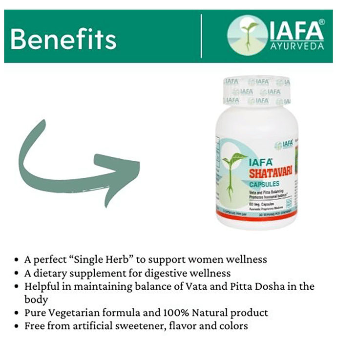 Iafa Shatavari Veg Capsule