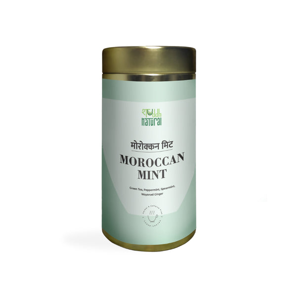 Shuddh Natural Moroccan Mint Green Tea - Distacart