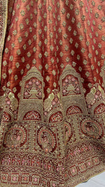 Thumbnail for Jyoti Fashion Women's Scarlet Bridal Net Fancy Dori & Sequins Multi Thread Embroidered with Diamond Work Wedding Lehenga Choli - Distacart
