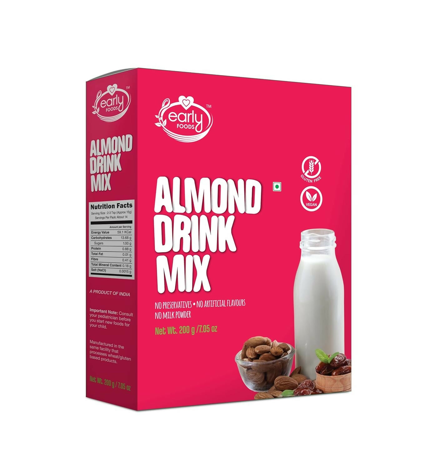 Buy Early Foods Almond Drink Mix for Kids Online at Best Price Distacart