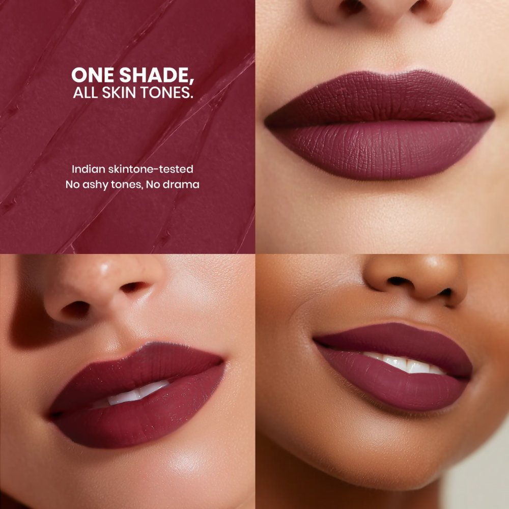 NY Bae Transfer-proof Matte Crayon Lipstick – Sangria 03 - Distacart