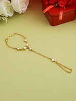 Thumbnail for Ruby Raang Noor Minimal Gold Hand Chain