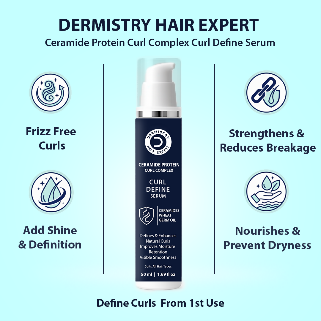 Dermistry Bio Actives Curl Define Complex Curl Defining Retention Enhancement Mask & Serum - Distacart