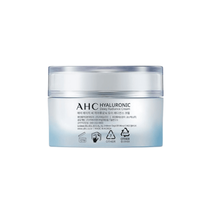 AHC Hyaluronic Dewy Radiance Face Moisturizer Cream - Korean skincare - Distacart