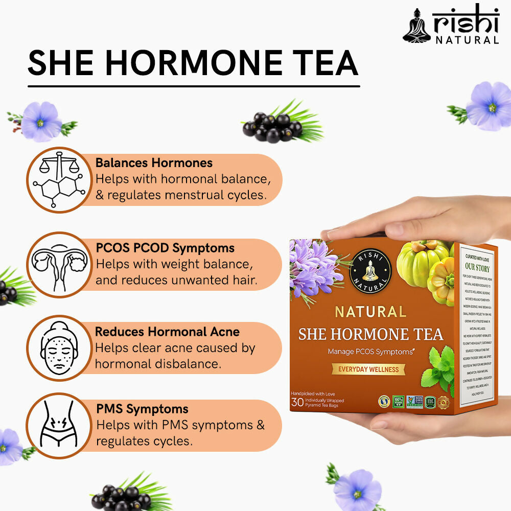 Copy of SHE HORMONE TEA BENEFITS IMAGE