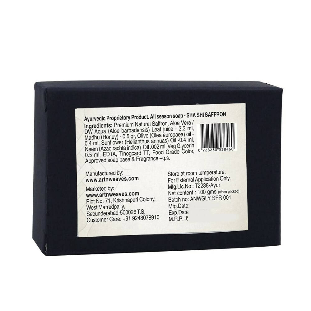 artNweaves Handmade Glycerin Soap Sha Shi Saffron - Distacart