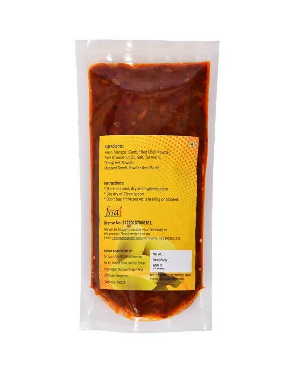 Amoga's Pickles Factory Andhra Authentic Mango Thokku Pickle - Distacart