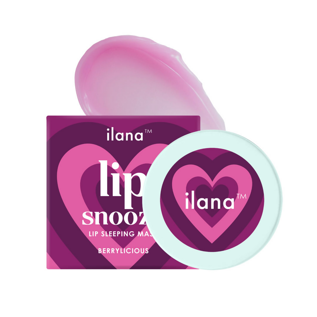 Ilana Lip Snooze Overnight Healing Vegan Lip Mask - Berrylicious - Distacart