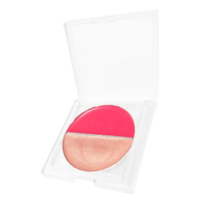 Ruby's Organics Crème Duo (Blush + Highlighter) - Poppy Pink + Illuminate - Distacart
