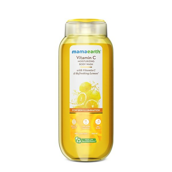 Mamaearth Vitamin C Moisturizing Body Wash with Vitamin C & Refreshing Lemon For Skin Illumination - Distacart