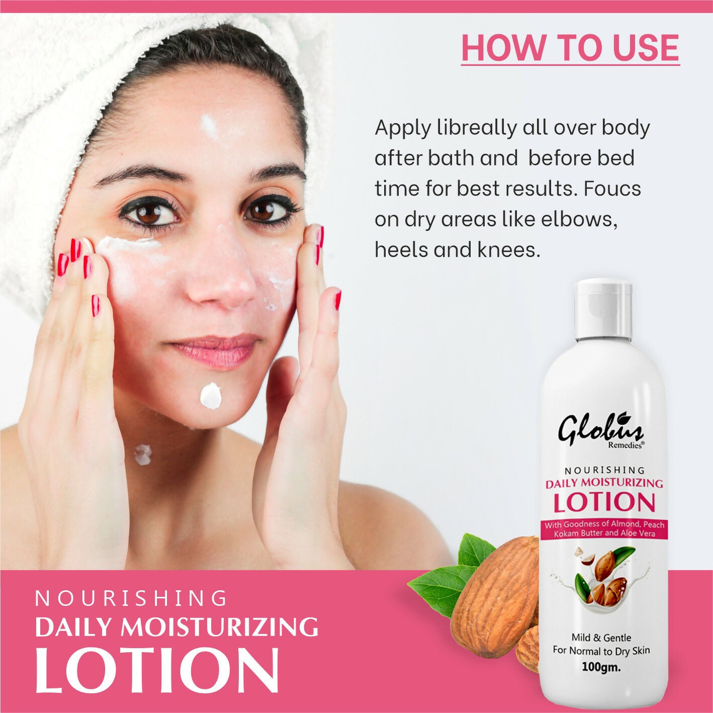 Globus Remedies Daily Moisturising Body Lotion - Distacart