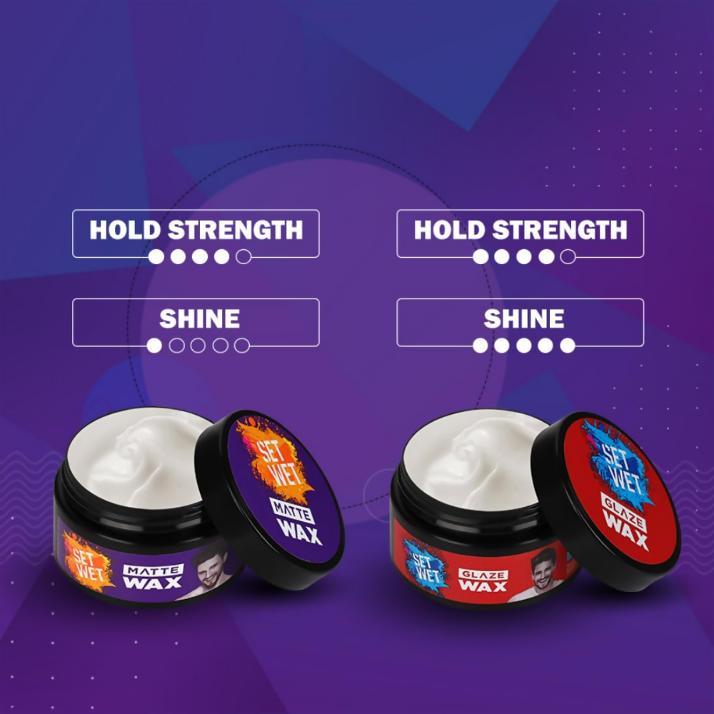 Set Wet Hair Wax For Men - Matte Wax - Dista