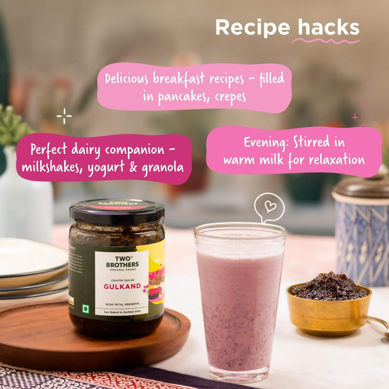 Two Brothers Organic Farms - Natural Gulkand