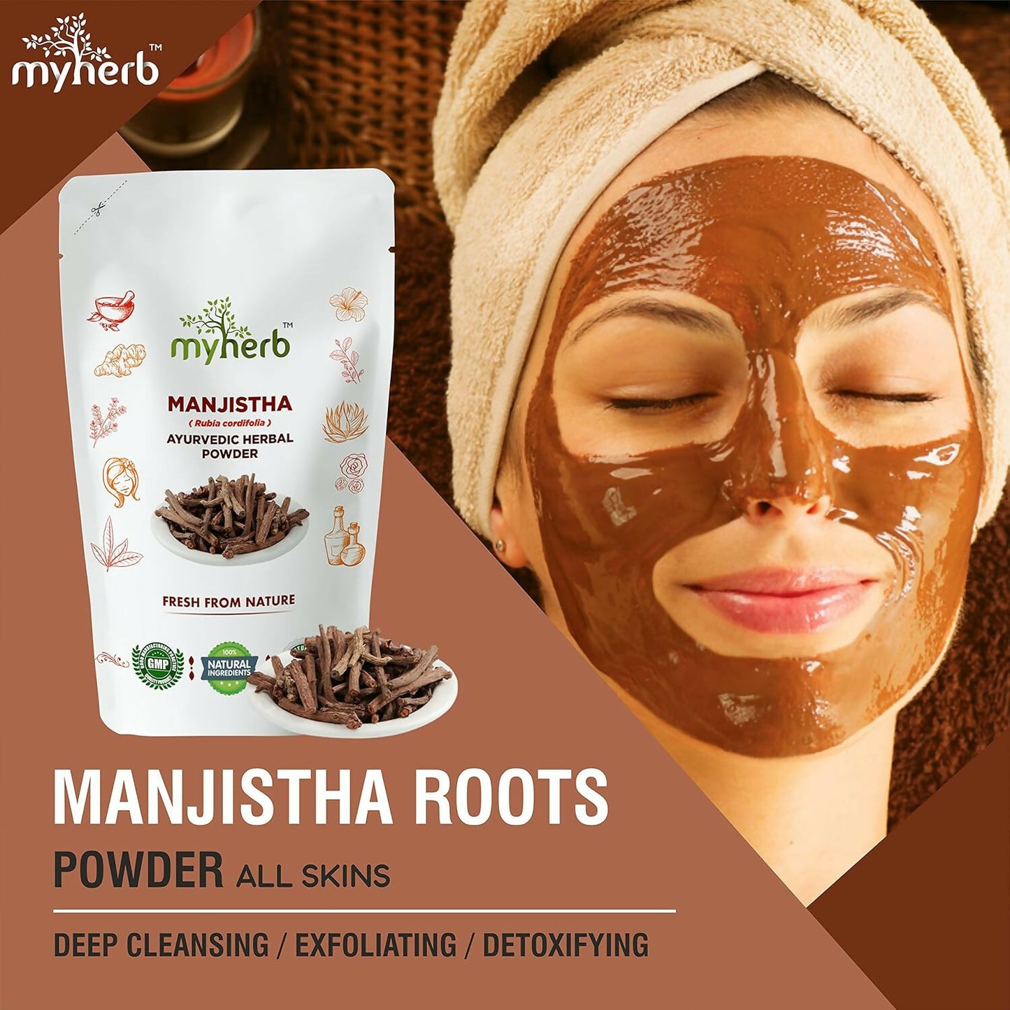 Myherb Pure Natural Organic Manjistha Powder - Distacart