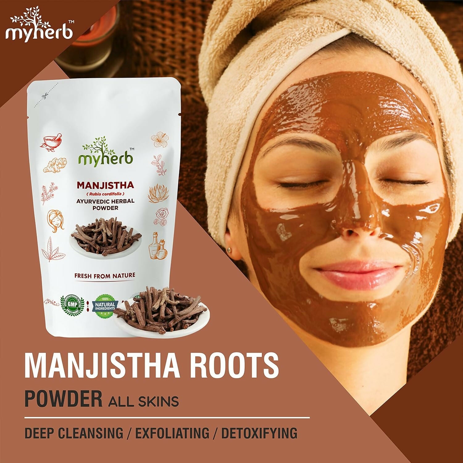 Myherb Pure Natural Organic Manjistha Powder - Distacart