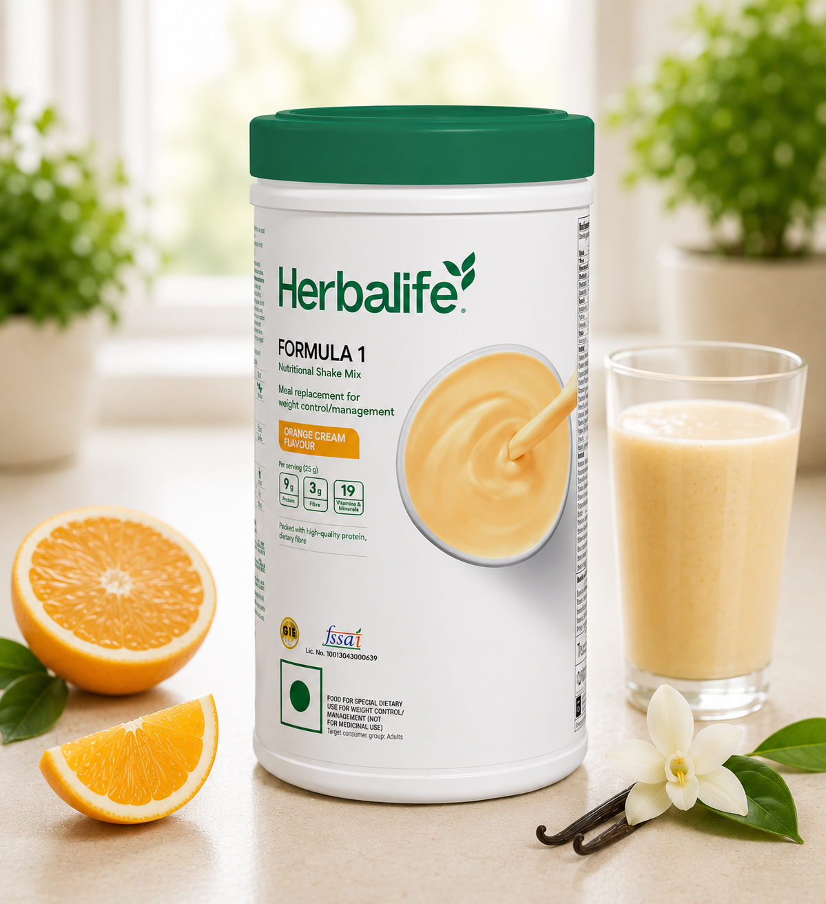 Herbalife Formula 1 - Nutritional Shake Mix - Orange Flavour Cream