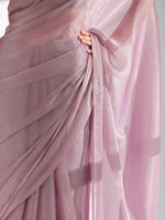 Thumbnail for Mitera Embellished Sequinned Pure Chiffon Saree