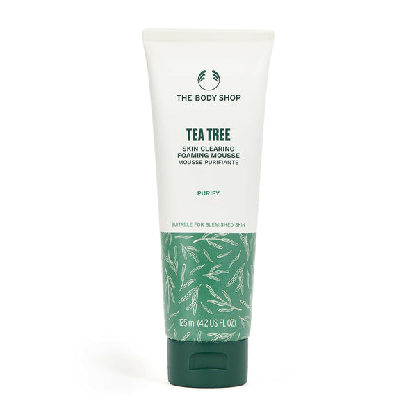 The Body Shop Tea Tree Skin Clearing Foaming Mousse - Distacart