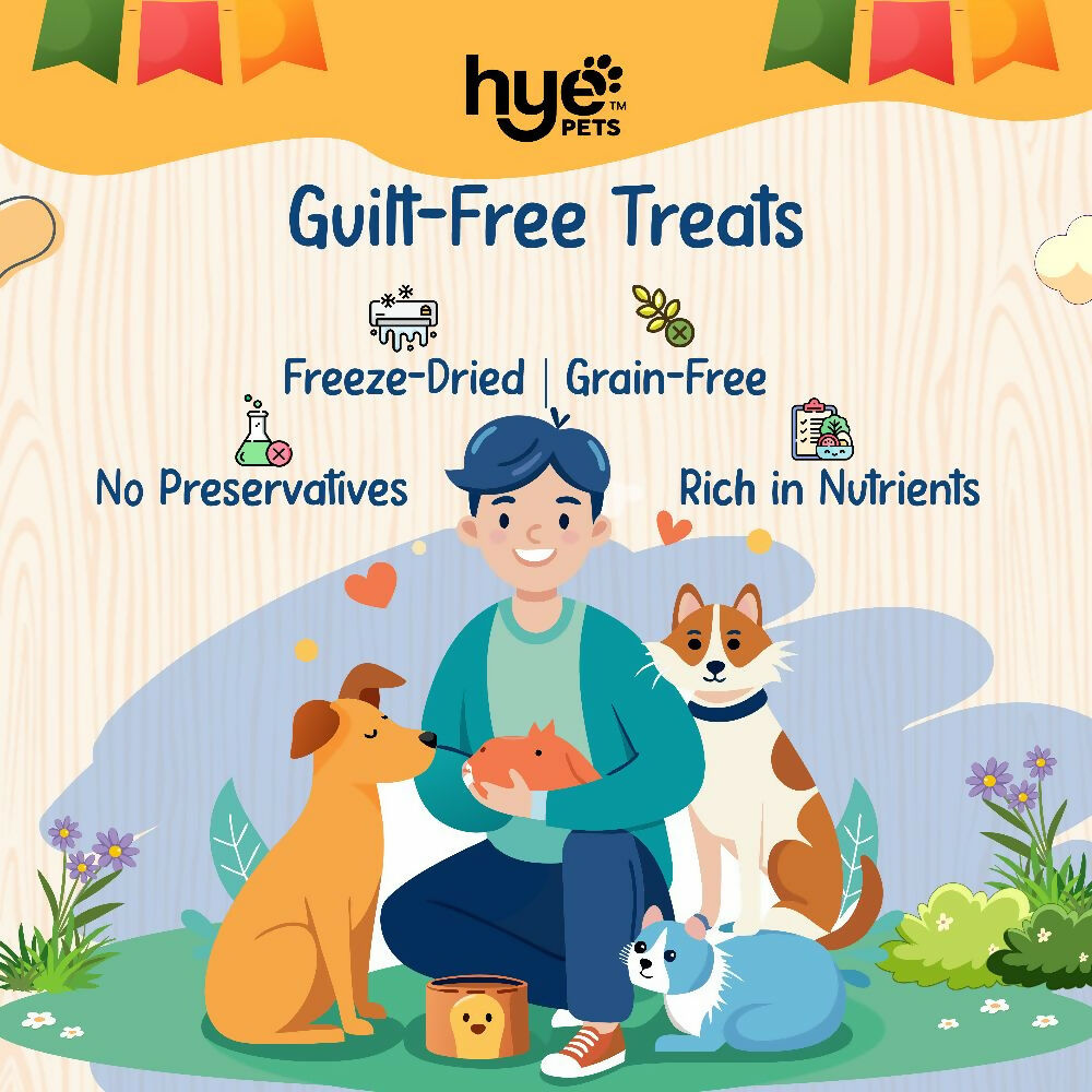 Hye Pets Super Treats For Super Pets – Freeze Dried Treats Made With Goat Milk, Strawberry & Banana - Distacart