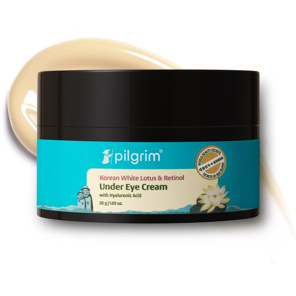 Pilgrim Korean Retinol Under Eye Cream with Vitamin C & Hyaluronic Acid For Dark Circles, Puffiness & Fine Lines - Distacart