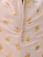 Thumbnail for Lil Drama Mishti Off White Kurta and Dhoti For Boys