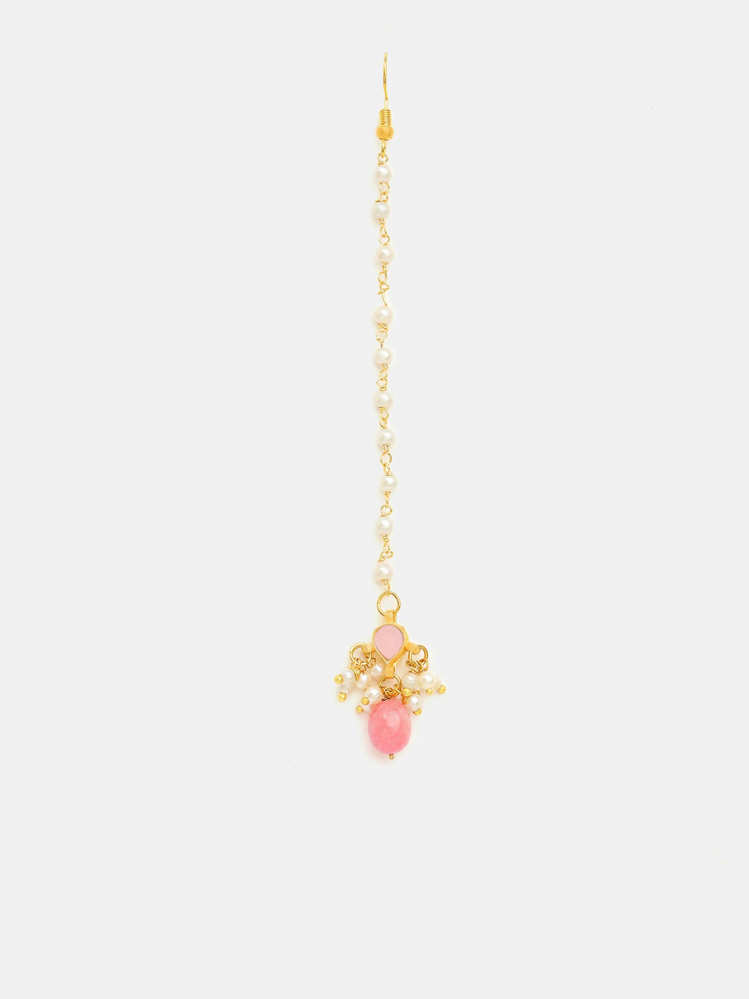 Ruby Raang Mannat Maang Tikka With Pair Of Earrings - Distacart
