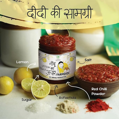 FarmDidi Crushed Lemon Pickle - Lemon - Distacart