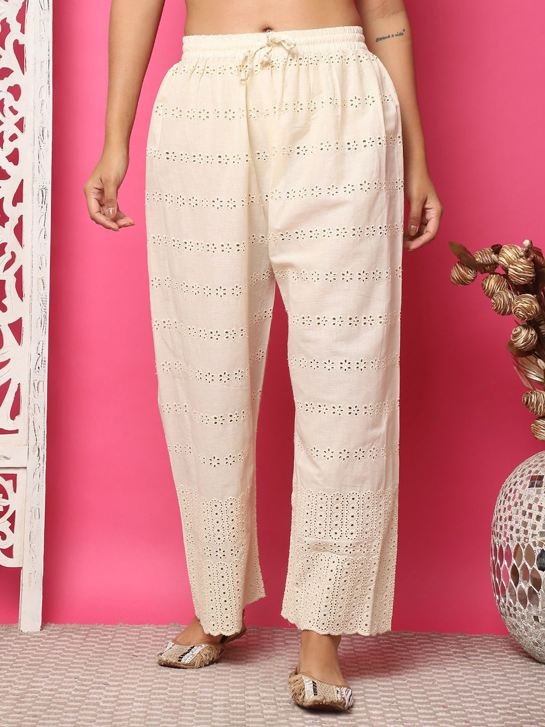 TAG 7 Women Flared Palazzos - Distacart