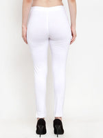 Thumbnail for TAG 7 Women Pack Of 2 Solid Ankle-Length Straight-Fit Leggings - Distacart