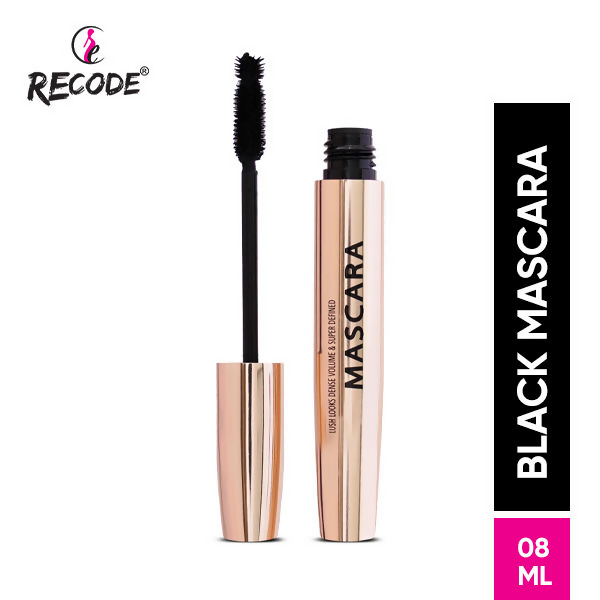 Recode Luse Looks Dense Volume & Super Defined Mascara - Black - Distacart
